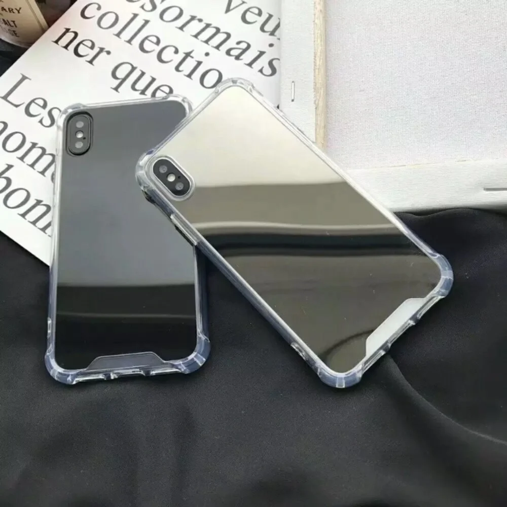 iPhone XS Max Silver Mirrored Case NEW